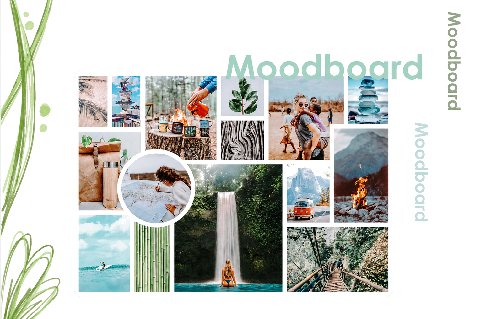 Green Spirits moodboard