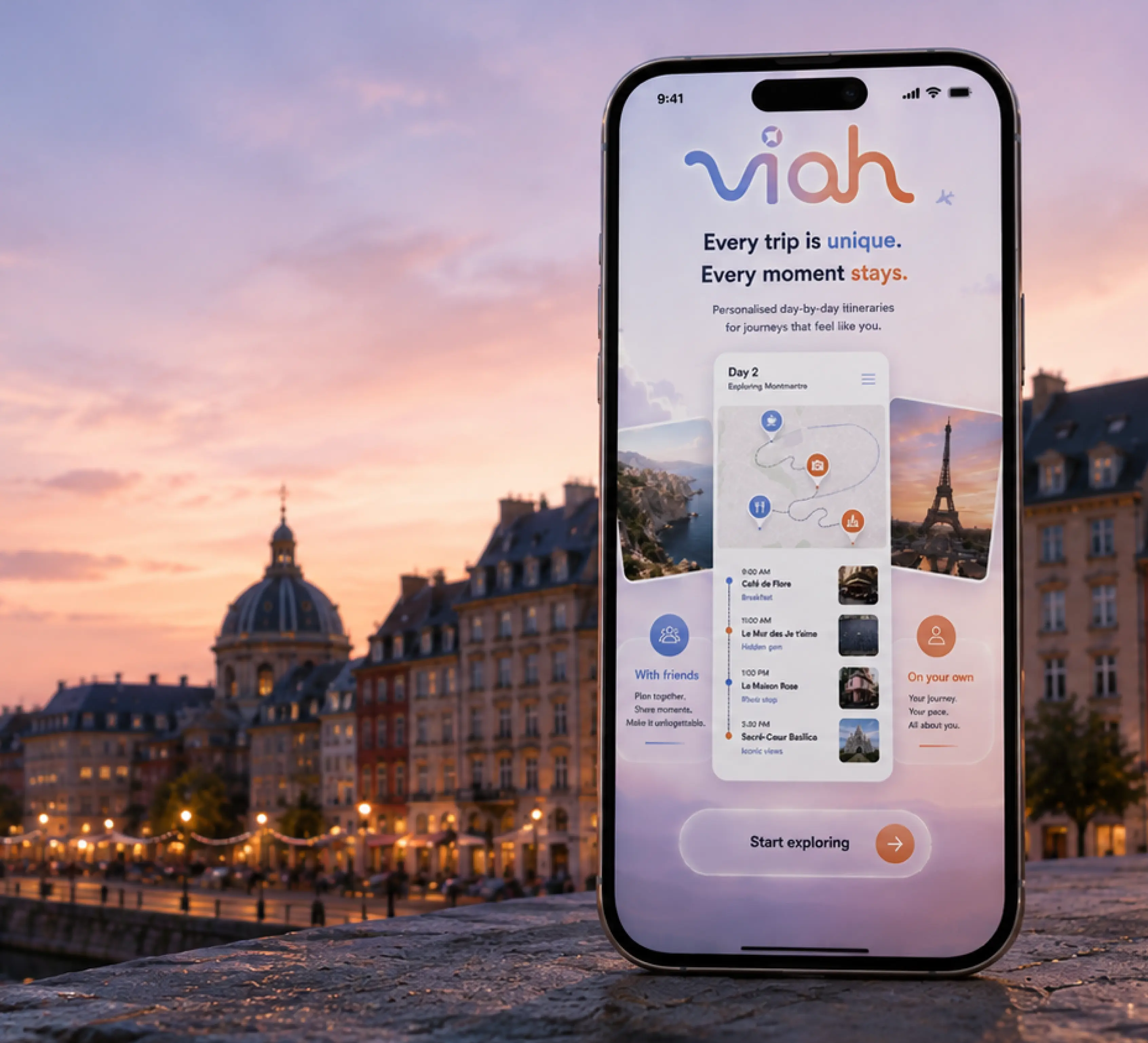 Viah — from endless scrolling to curated journeys