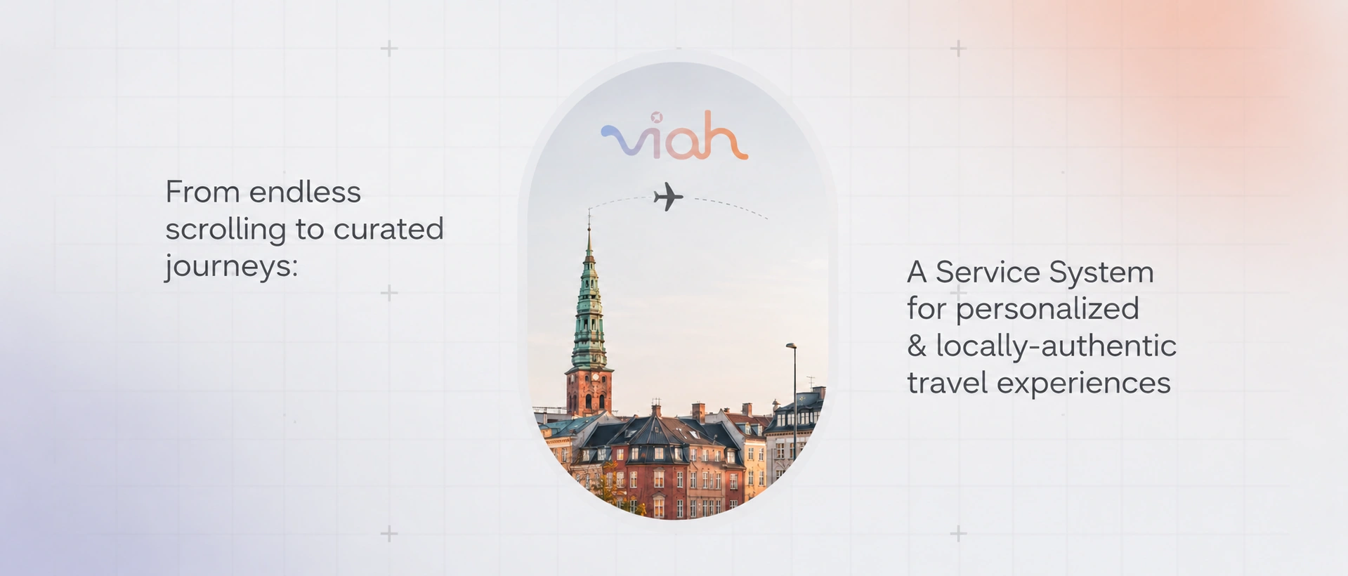 Viah — personalised travel planning app shown on a phone in Paris